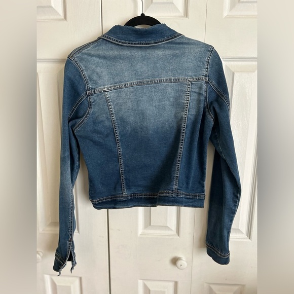 Pentagone stretch denim jean jacket - Picture 3 of 7